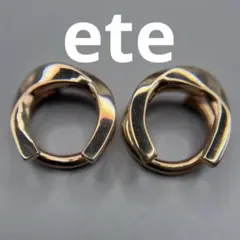 ete エテ イヤーカフ イエローゴールド SV925