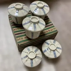 京焼　むぎわら手蓋付碗　7客　10cm　大正～昭和初期 京焼 むぎわら手蓋付碗 7客 10cm 大正～昭和初期 - メルカリ
