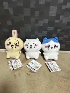 【タグ付き】ないちゃったぬいぐるみ 3点セット ちいかわ/ハチワレ/うさぎ