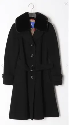 新品未使用 Blue Label 黒ライトモッサコート