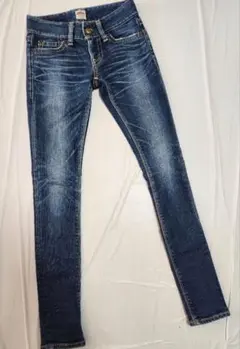 moussy MVS スキニーデニム ダークブルー