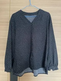 LEPSIMドット柄ブラウス