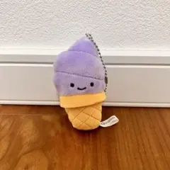 にっこりーノ アイスのぬいぐるみ2 グレープ ソフトクリーム