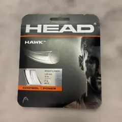 新品未使用HEAD HAWK テニスガット 1.25mm ホワイト