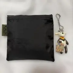KALDI やぎべぇポールチェーンマスコット付き折りたたみエコバッグ