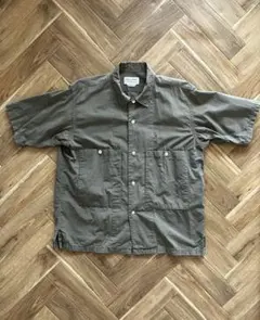 美品 ENDS and MEANS Corfu Shirts グレーカーキ L - メルカリ
