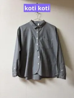 Koti Koti チェック柄 長袖シャツ