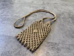 Vintage ワラ ショルダー バッグ ドリンクホルダーのサムネイル