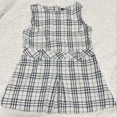 BURBERRY チェック柄 ノースリーブワンピース 110A ノバチェック