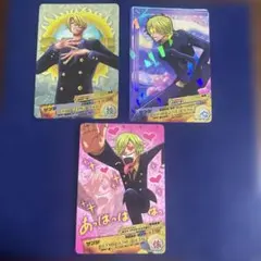 ワンピース ARカードダス　サンジ3枚セット2