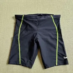 【美品】Nike 水着 160 ブラック×蛍光イエロー