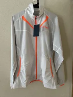 YONEX レディースウィンドブレーカー ホワイト/オレンジ 新品