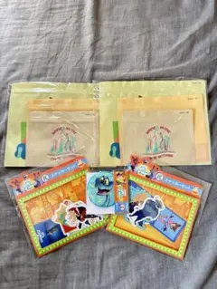 ディズニー　ズートピア2 一番くじ 缶バッチ　ステッカー　ジッパーバッグセット