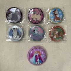 ディズニーキャラクター 缶バッジ 8個セット