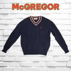 5030393　McGREGOR マックレガー Vネック 長袖 セーター ニット