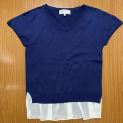 ROPE PICNIC ネイビー Vネックセーター 38