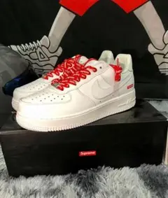 NIKE ナイキAF-1 supreme スニーカー26.5 CARRYME/Supreme × Nike Air Force 1 Low China Exclusive White