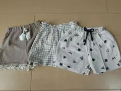 ハーフパンツ 90cm 3点セット