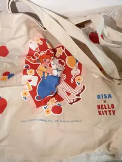 RISA x HELLO KITTY帆布袋