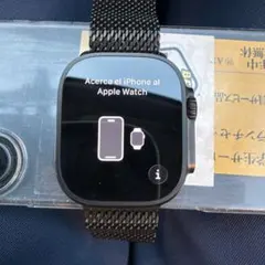 Apple Watch ultra本体 ネイビーバンドおまけ多数付き - メルカリ