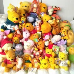 プーさん　イーヨー　ピグレット　ティガー　ディズニー　ぬいぐるみ　まとめ売り　②