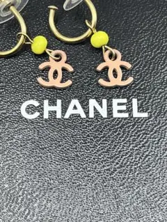 CHANEL シャネル ロゴチャーム ココマーク フープピアス
