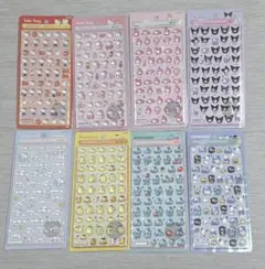 正規品　ボンボンドロップシール　ミニ　サンリオ 8種　コンプ　はぴだんぶい