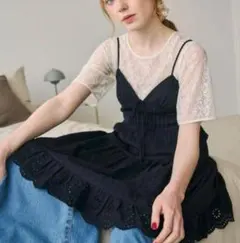 idem / lace cami onepiece/レースキャミワンピース