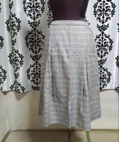 秋冬BURBERRY チェック柄 フレアスカート ロング丈