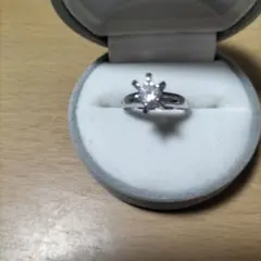 ストーンリング シルバーカラー