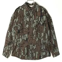 USA製SPORTS AFIEIDシャツ迷彩TREBARKトレバークツリーカモ