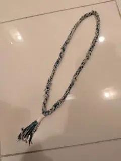 ビームス リメイクデニム編み込みフリンジネックレス BEAMSのサムネイル