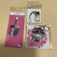 怪獣8号　鳴海弦　３点 アクリルキーホルダー　ファボテリア・夏、 木札ストラップ