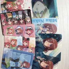 五等分の花嫁 クリアファイル 下敷き 9枚