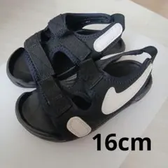 NIKE ナイキ キッズ サンダル 16cm 黒