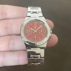 SEIKO LK レッド文字盤 クォーツ 稼働品 Vintage￼のサムネイル