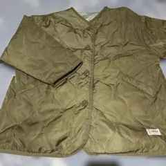 クラシカルエルフ Javaコラボ　キルティングジャケット　カーキ　L