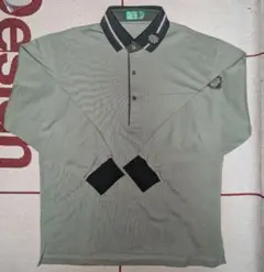 オリーブグリーン ボタンダウンシャツ