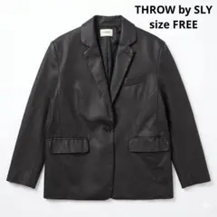 THROW by SLY スライ　F／LEATHER BOXY ジャケット