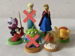 ディズニー　チョコエッグ　フィギュア　4体セット