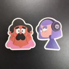 duolingo リリー オスカー　ステッカー　DUOMART