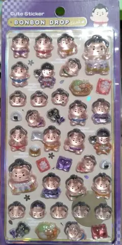 ボンボンドロップシール★お相撲さん
