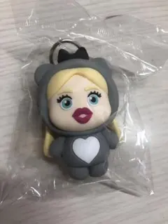 【新品未開封】アレン様　子ガキーホルダー　ホテラバ ストラップ　グレー　くま