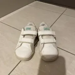 adidas ベルクロ スニーカー ホワイト14㎝