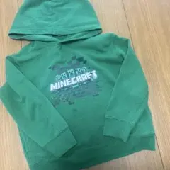 Minecraft グリーン フード付きパーカー