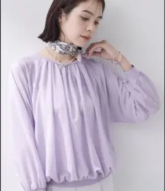INDIVI　シアージャージトップスのサムネイル