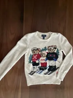 ポロベア　ニット　スキー