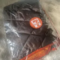 7-Eleven キルティング毛布 ブラウン・オレンジ