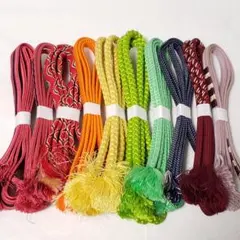 (1672)【在庫処分！】帯締め 10点 まとめ売り 帯紐 着物 小物