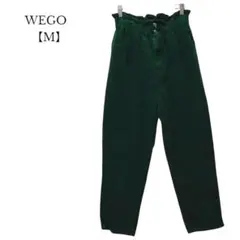 【WEGO／ウィゴー】カジュアルパンツ　グリーン　ウエストゴム　Mサイズ